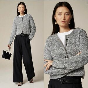 J. Crew Gray Tweed Jacket